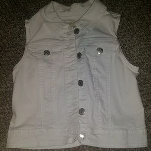 White Cherokee vest